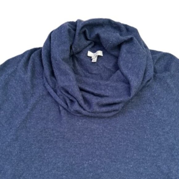 Joie Navy Blue 'Celia' Cowl Neck Armhole Poncho - Picture 6 of 8